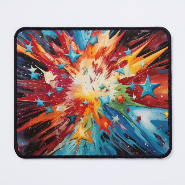 Item preview, Explore "Simplistic & Minimalistic Star Collision Art" designed and sold by ArtificialGenes.