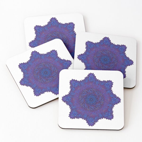 Item preview, Blue Mandala with little rounded oval shapes designed and sold by DaveDanchuk.
