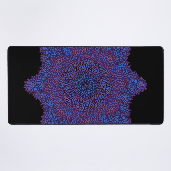 Item preview, Blue Mandala with little rounded oval shapes designed and sold by DaveDanchuk.
