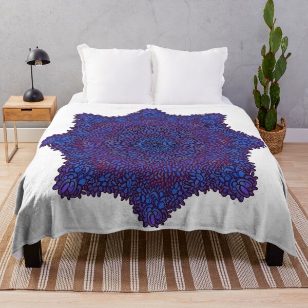 Item preview, Blue Mandala with little rounded oval shapes designed and sold by DaveDanchuk.