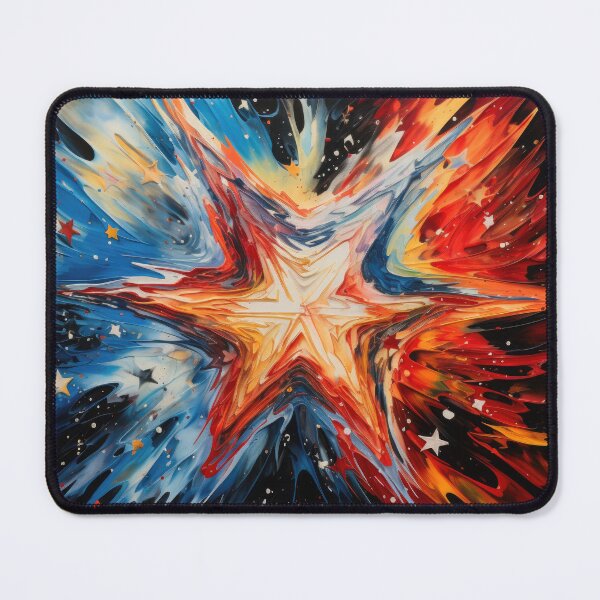 Item preview, Explore "Simplistic & Minimalistic Star Collision Art" designed and sold by ArtificialGenes.