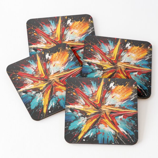 Item preview, Explore "Simplistic & Minimalistic Star Collision Art" designed and sold by ArtificialGenes.