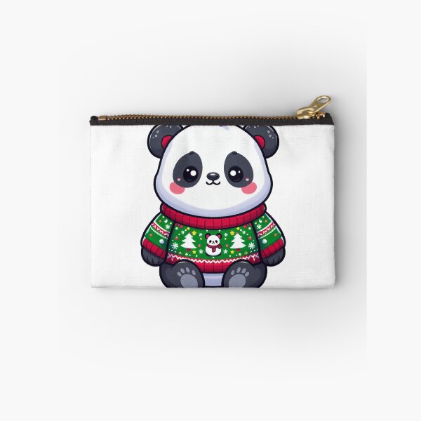 Item preview, cute panda in ugly xmas sweater designed and sold by ffkj09.