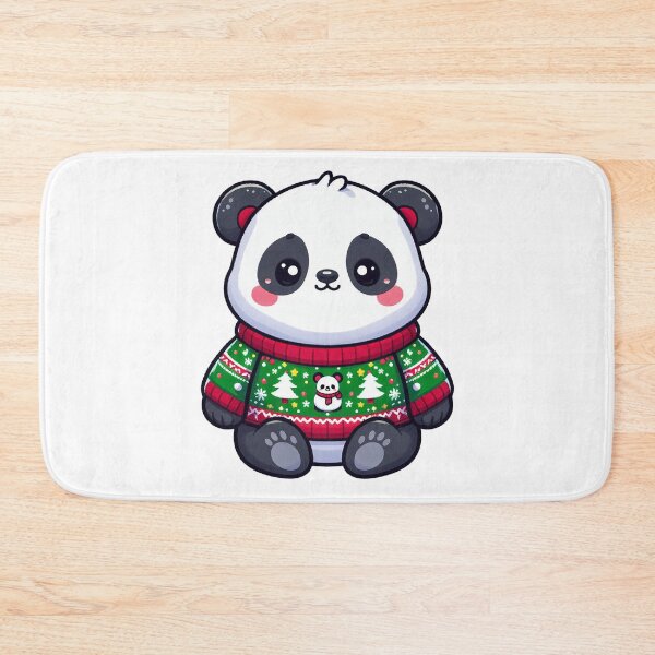 Item preview, cute panda in ugly xmas sweater designed and sold by ffkj09.