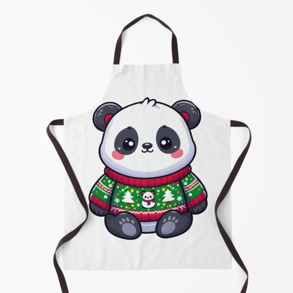 Item preview, cute panda in ugly xmas sweater designed and sold by ffkj09.
