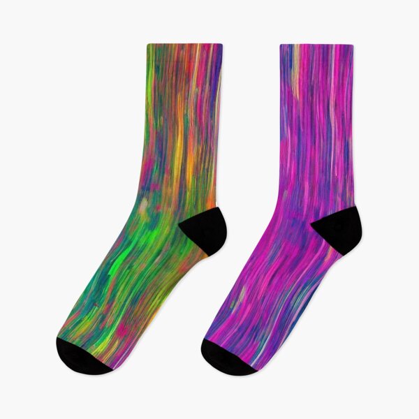 Item preview, Colorful Abstract Neon Streak Pattern designed and sold by calibrit.