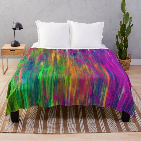 Item preview, Colorful Abstract Neon Streak Pattern designed and sold by calibrit.
