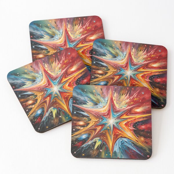 Item preview, Explore "Simplistic & Minimalistic Star Collision Art" designed and sold by ArtificialGenes.