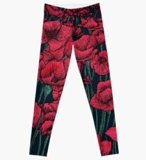 Field of Poppies | Coloured Version Leggings
