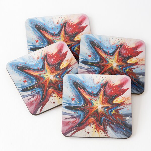 Item preview, Explore "Simplistic & Minimalistic Star Collision Art" designed and sold by ArtificialGenes.