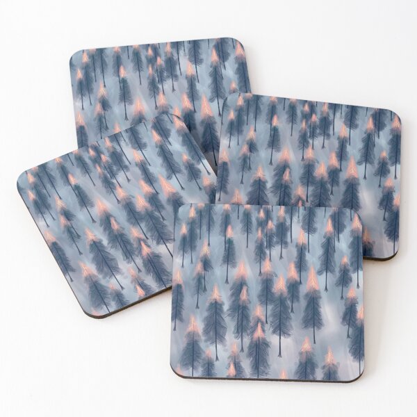 Item preview, trees in the sunrise designed and sold by eleeenav.