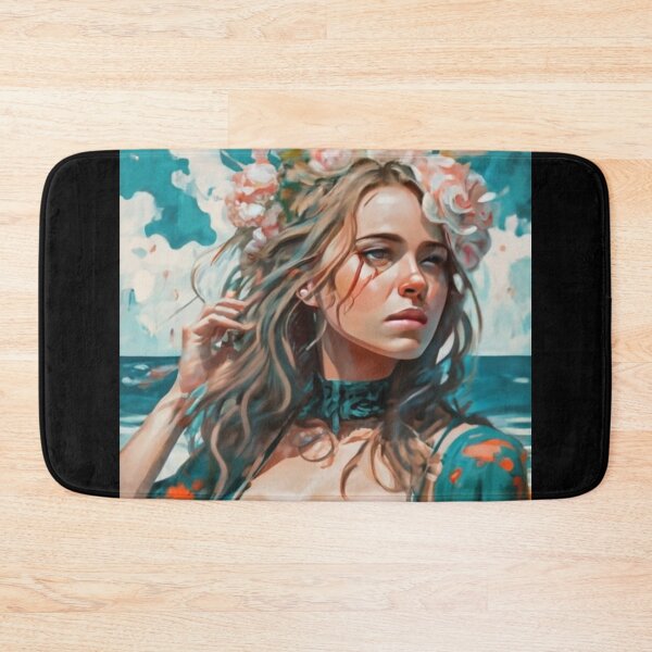 Item preview, Lady in flowers designed and sold by beerbrother.
