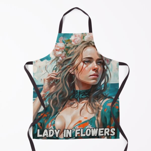Item preview, Lady in flowers designed and sold by beerbrother.