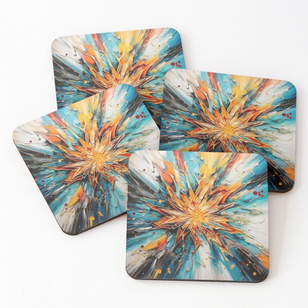 Item preview, Explore "Simplistic & Minimalistic Star Collision Art" designed and sold by ArtificialGenes.