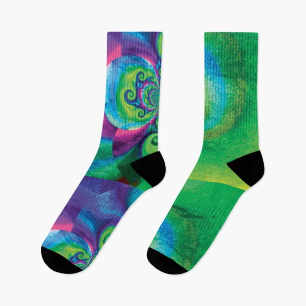 Item preview, Bright Colorful Abstract Tessellating Pattern Green Purple designed and sold by RoomShiners.