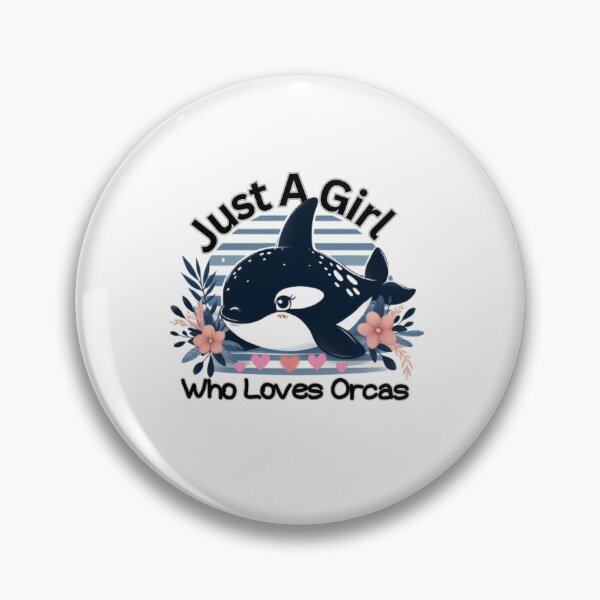 Item preview, Just a Girl Who Loves Orcas: Show Your Passion for these Majestic Creatures!"   designed and sold by Clothesbest.