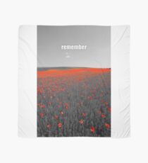 Poppy Field of Remembrance - Professional Photo Scarf