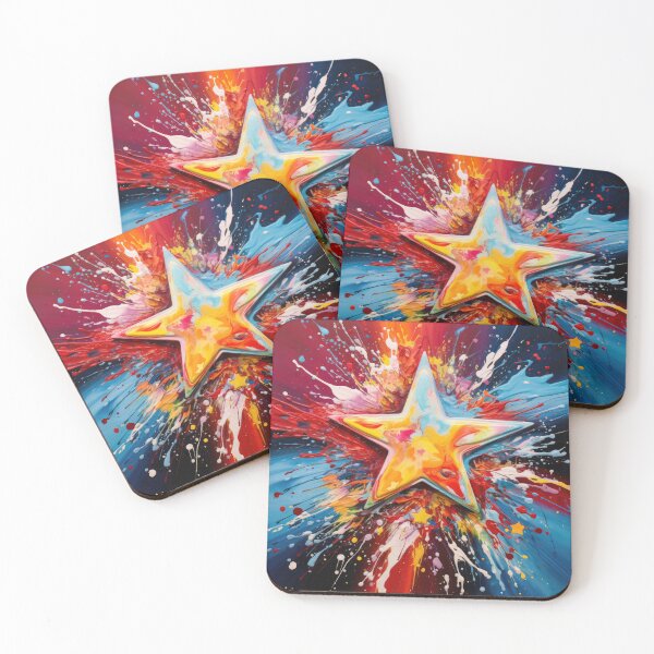 Item preview, Explore "Simplistic & Minimalistic Star Collision Art" designed and sold by ArtificialGenes.