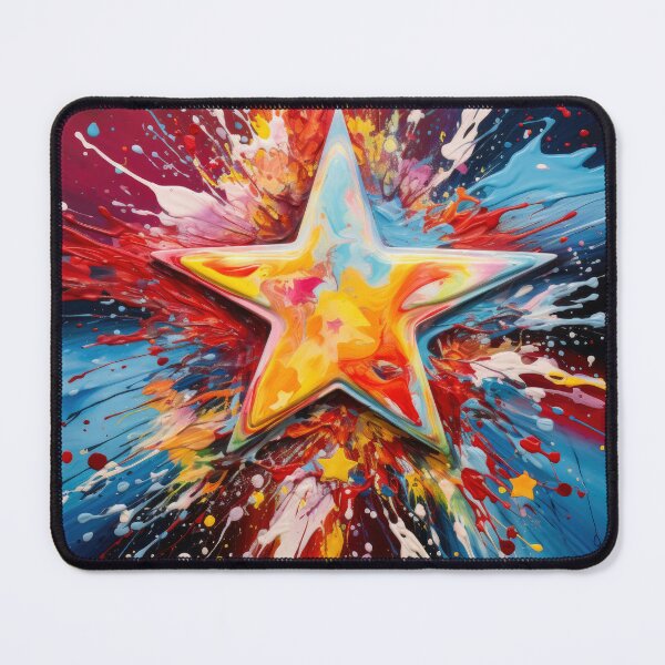 Item preview, Explore "Simplistic & Minimalistic Star Collision Art" designed and sold by ArtificialGenes.