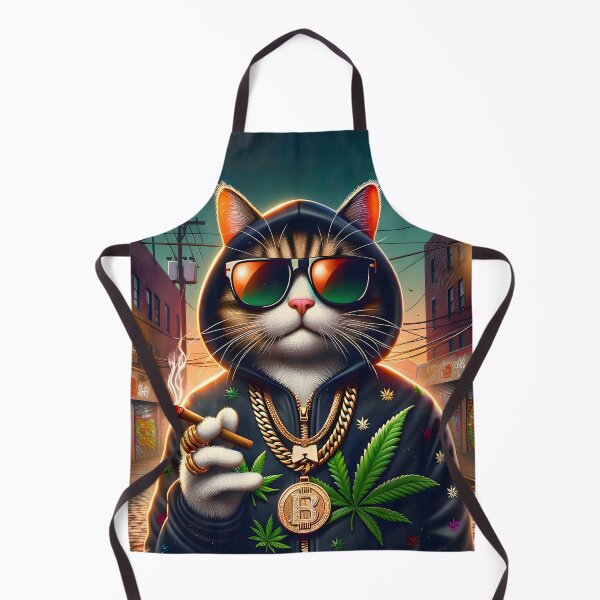 Item preview, Gangsta Cat - funny hip hop bitcoin album cover designed and sold by FunnyStoopid.