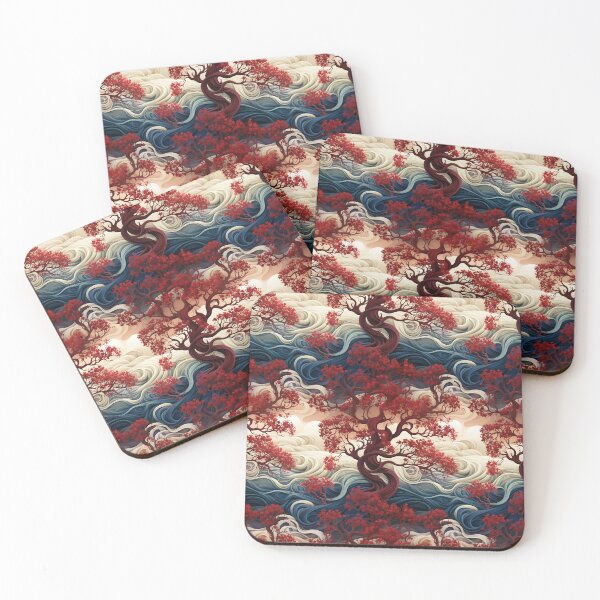 Item preview, Red Tree Pattern #3 designed and sold by primapetunia.
