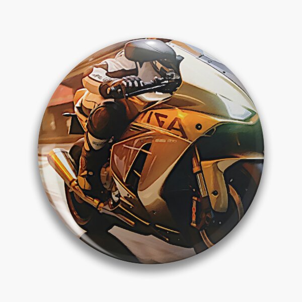 Item preview, Motorcycle speeding through a city, Moto Inspirations designed and sold by Gabi.Media.
