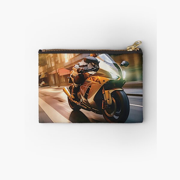 Item preview, Motorcycle speeding through a city, Moto Inspirations designed and sold by Gabi.Media.