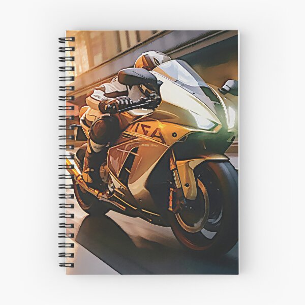 Item preview, Motorcycle speeding through a city, Moto Inspirations designed and sold by Gabi.Media.