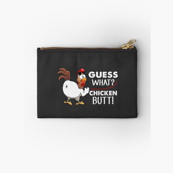 Item preview, funny guess what? chicken butt! white t-shirts t-shirt designed and sold by Deadliness45.