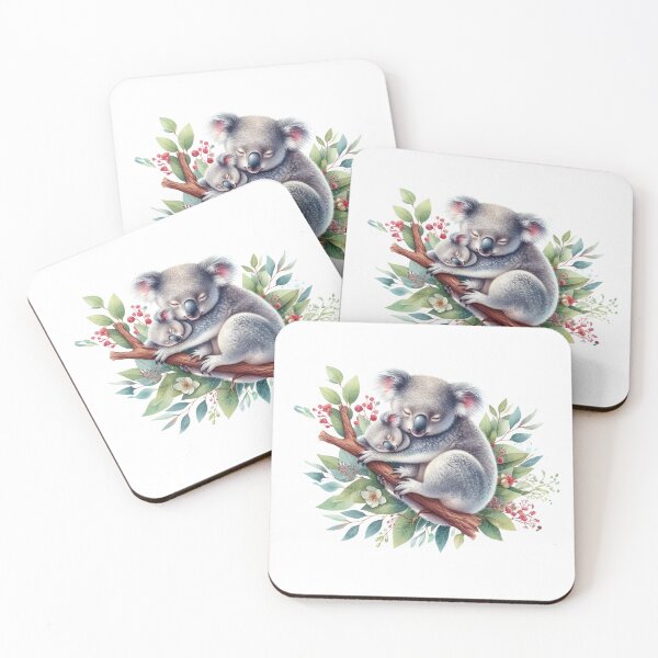 Item preview, Koala Mother and her Joey Baby designed and sold by Michael van der Hoorn.