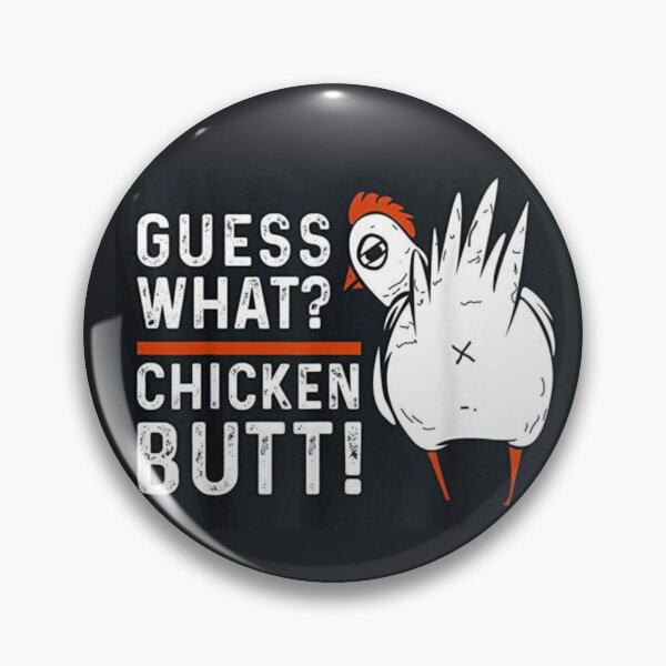 Item preview, funny guess what? chicken butt! white t-shirts t-shirt designed and sold by Deadliness45.