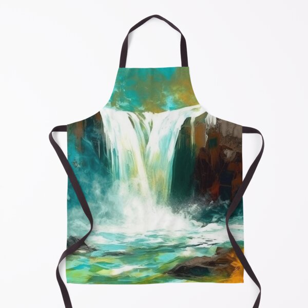 Item preview, Stunning Original Artwork Landscapes Waterfalls Oil Abstract Painting A925-11 designed and sold by MPCFICTION.