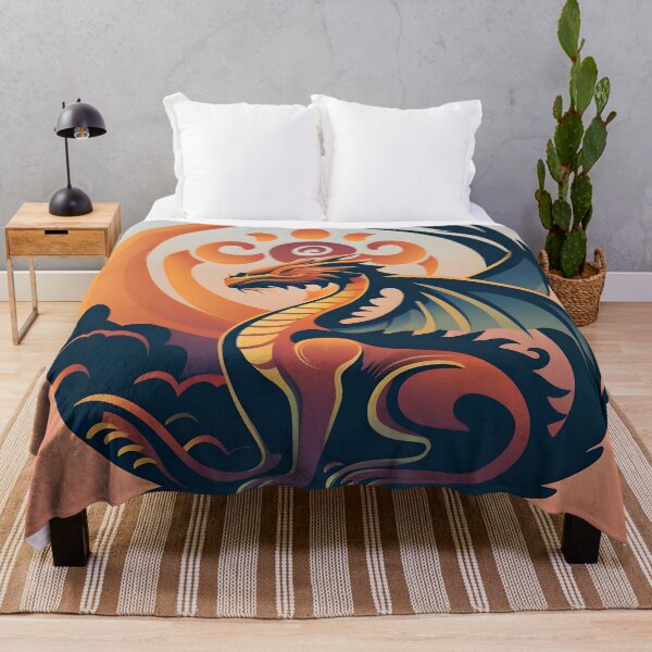 Item preview, Celestial Inkwork: Stylized Sun Dragon Logo designed and sold by DragonRealms.