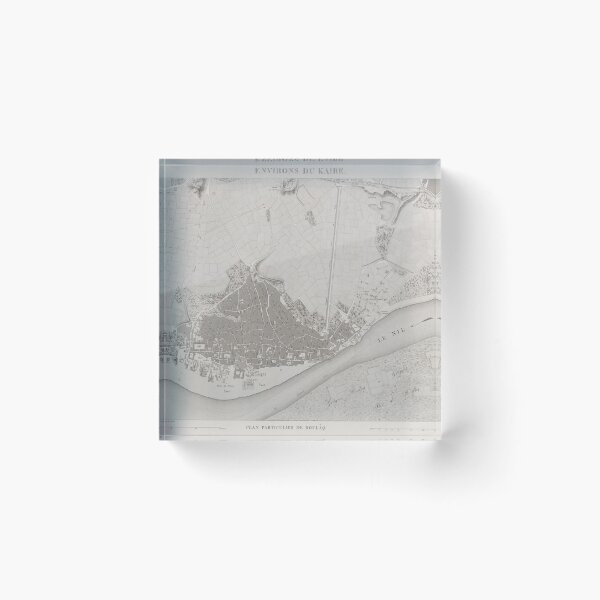 Item preview, Vintage Map of Cairo Egypt (1809) designed and sold by BravuraMedia.