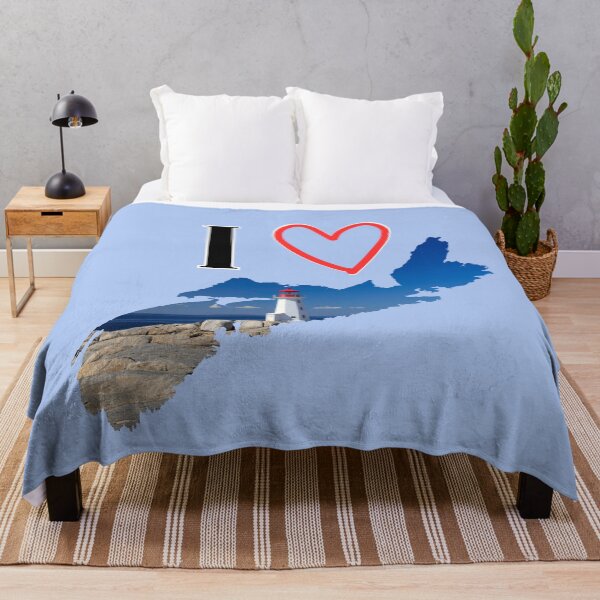 Item preview, I Love Nova Scotia with Peggy's Cove Lighthouse designed and sold by onepony.