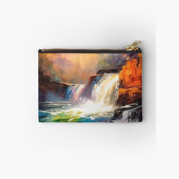 Item preview, Stunning Original Artwork Landscapes Waterfalls Oil Abstract Painting A925-13 designed and sold by MPCFICTION.