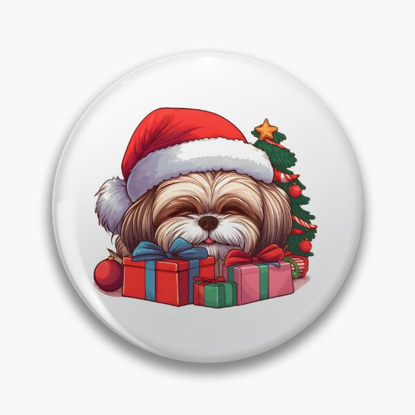 Item preview, Shih Tzu Santa: A Pawsitively Merry Christmas designed and sold by EpicPaws.