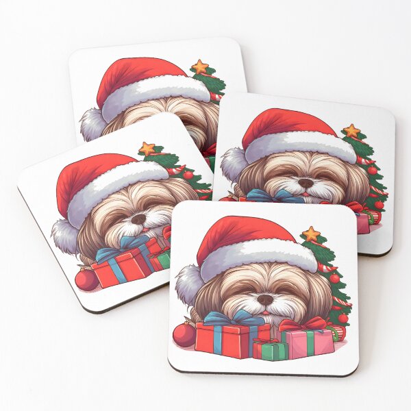 Item preview, Shih Tzu Santa: A Pawsitively Merry Christmas designed and sold by EpicPaws.