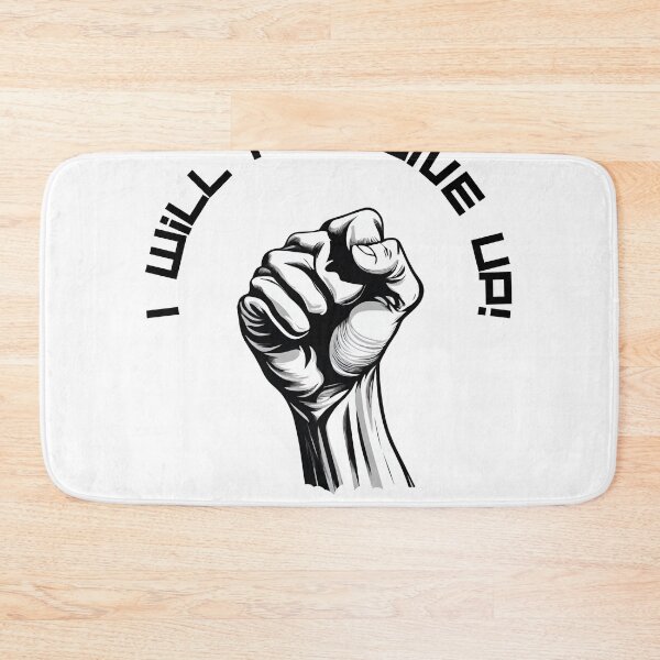 Item preview, I wilk not five up! motivational pattern designed and sold by GroonSpace.