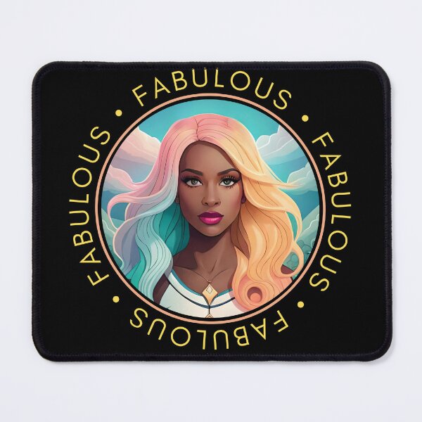 Item preview, Glam Woman Orange Fabulous Inspirational Quote Peach Border designed and sold by Melan Designs.