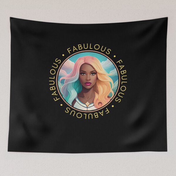 Item preview, Glam Woman Orange Fabulous Inspirational Quote Peach Border designed and sold by Melan Designs.
