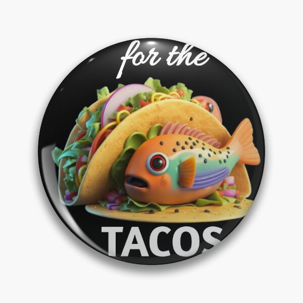 Item preview, Funny Taco Pun Shirts - "I'm Just Here for the Tacos" Apparel designed and sold by Obinne.