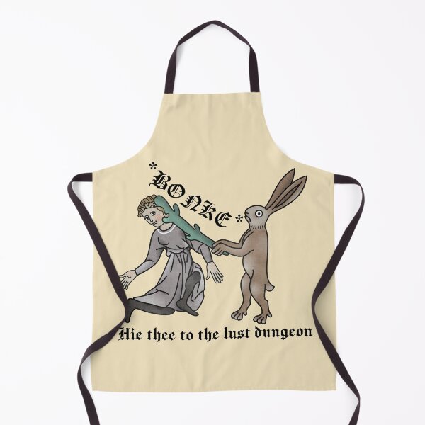 Item preview, Medieval Bonk rabbit (Black) designed and sold by MargiKnights.