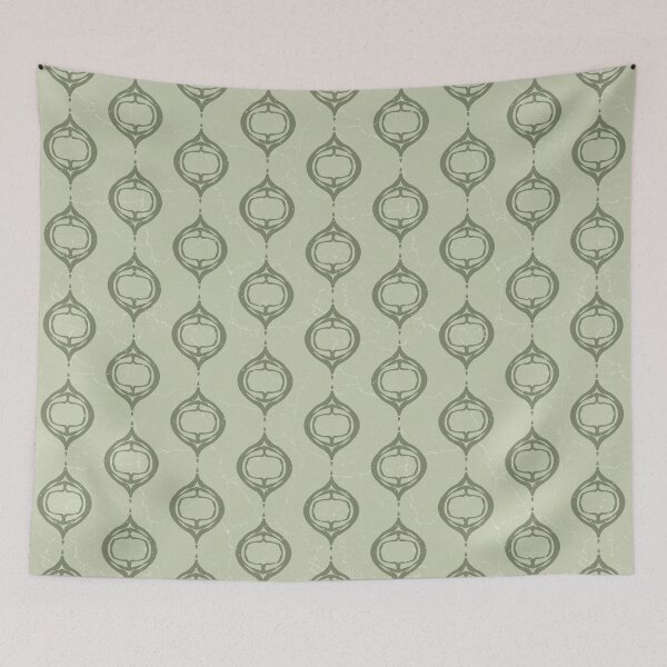 Item preview, Indo Arabesque Pattern - Tea + Sage designed and sold by Irene Estelle.
