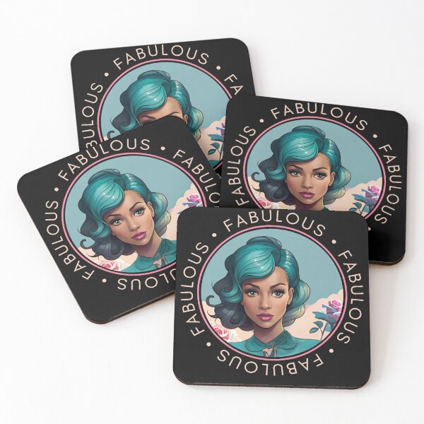 Item preview, Fabulous Woman Retro Pink Glamourous Insignia Circle Emblem designed and sold by Melan Designs.