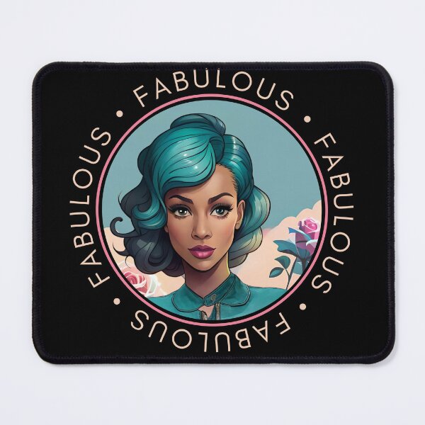 Item preview, Fabulous Woman Retro Pink Glamourous Insignia Circle Emblem designed and sold by Melan Designs.