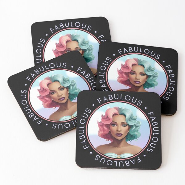 Item preview, Fabulous Woman Retro Pink Glamourous Insignia Circle Emblem designed and sold by Melan Designs.