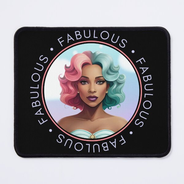 Item preview, Fabulous Woman Retro Pink Glamourous Insignia Circle Emblem designed and sold by Melan Designs.