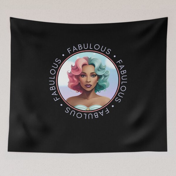 Item preview, Fabulous Woman Retro Pink Glamourous Insignia Circle Emblem designed and sold by Melan Designs.