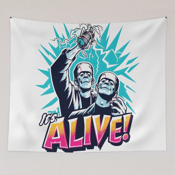 Item preview, Frankenstein It's Alive Halloween Universal Monster designed and sold by KitonicTees.